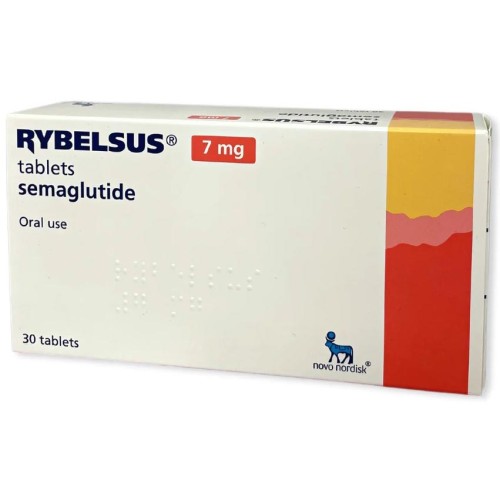 Rybelsus® 7 mg  Ребелсас №30  Рібелсус інноваційний препарат для лікування цукрового діабету, зниження ваги