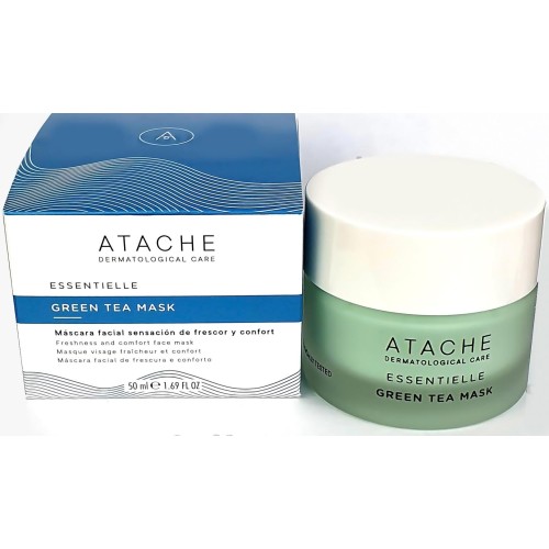 Atache Green Tea Mask - сильна антиоксидантна дія, що уповільнює процеси старіння шкіри