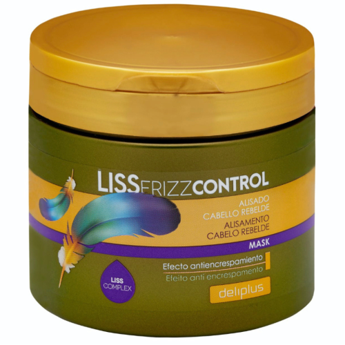 Маска Deliplus Liss Frizz Control зволожує волосся, полегшуючи їх розчісування