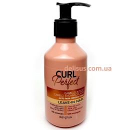 Маска незмивна Curl Perfect Deliplus 200 мл для "методу кучерявої дівчини" curly girl method