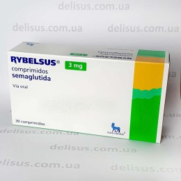 Rybelsus® 3 mg Ребелсас №30 Семаглутид Рібелсус