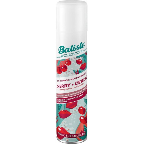 Шампунь сухий Batiste Cherry допомагає надати об'єму, скоротити час миття.