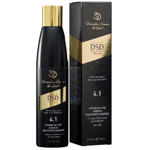 4.1 Шампунь Divination Simone de Luxe (DSD de Luxe) Dixidox de Luxe Keratin Treatment Shampoo Шампунь, що відновлює, з кератином Диксидокс де Люкс